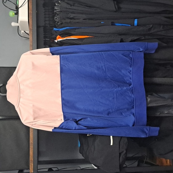 Guess Zip-Up Jacket M Blue Pink - Picture 2 of 4